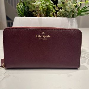 Kate Spade Large Continental Wallet Leather
